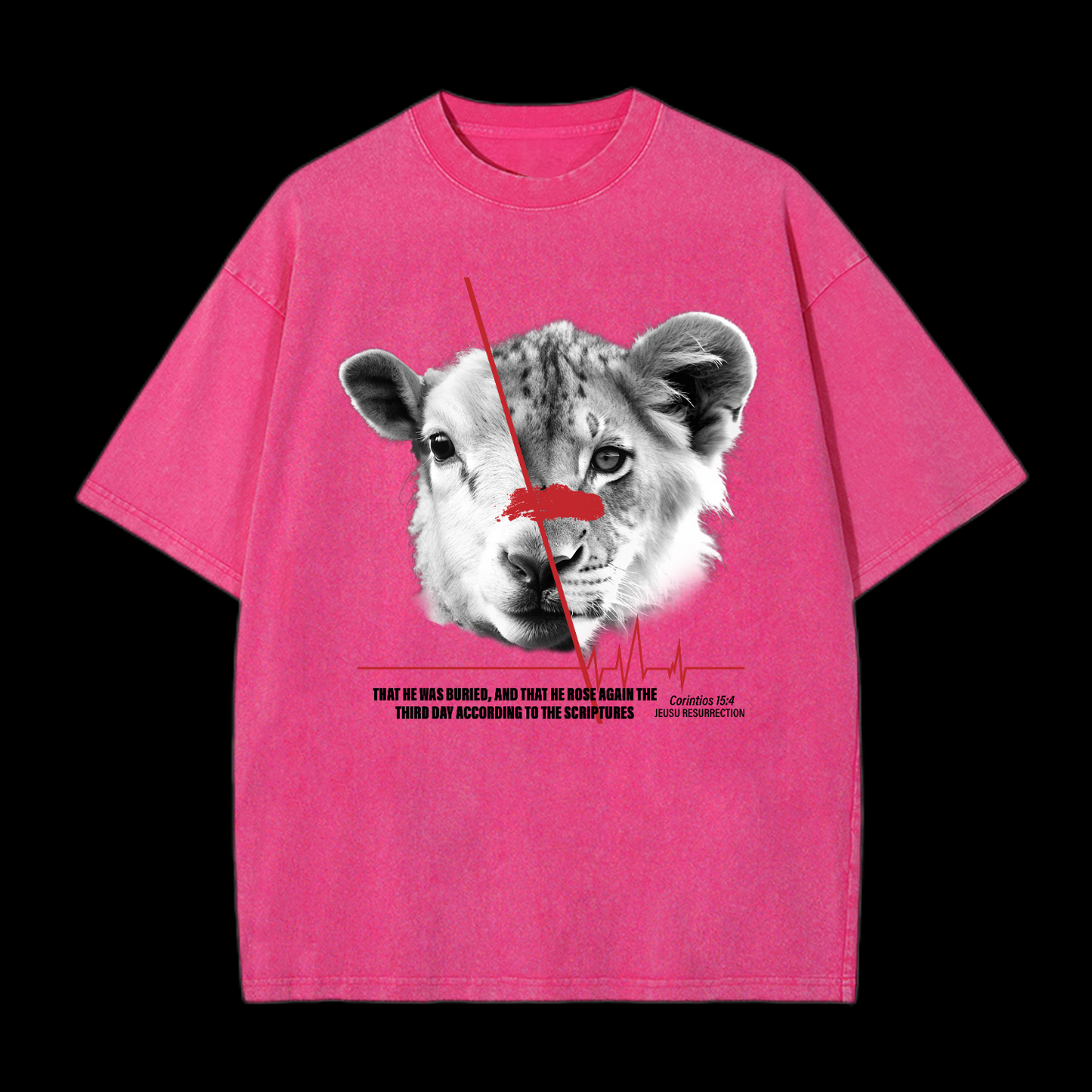 Jesus Resurrection Washed T-Shirt