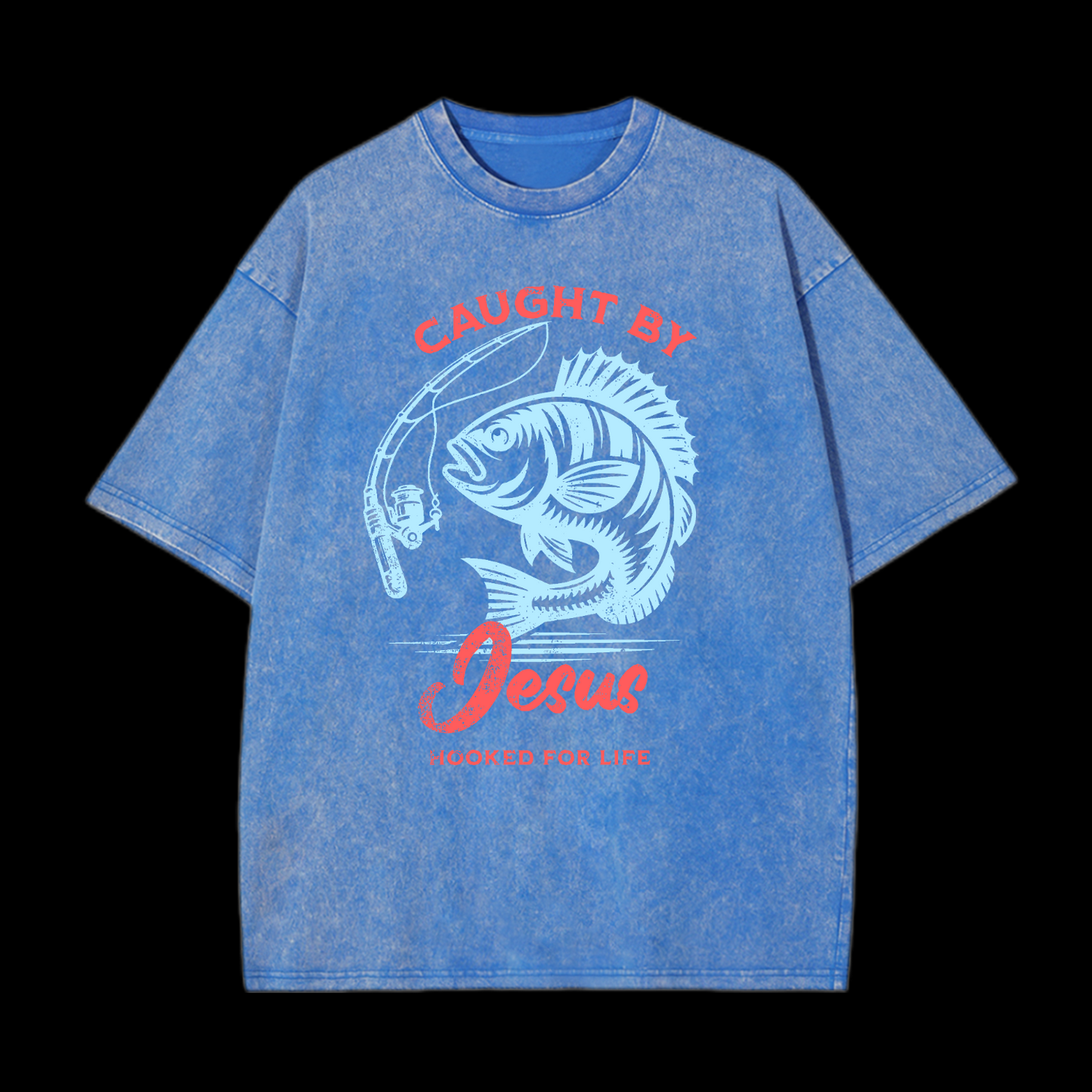 Caught By Jesus Washed T-Shirt