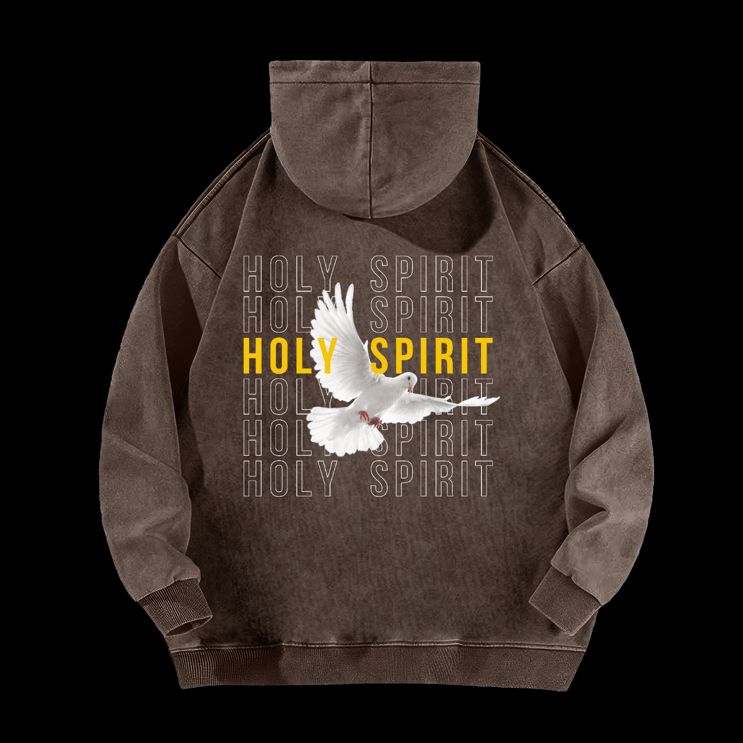 Holy Spirit Dove Washed Hoodie
