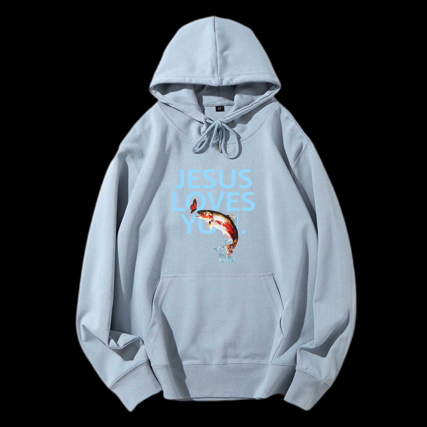 Jesus Loves You Drawstring Hoodie
