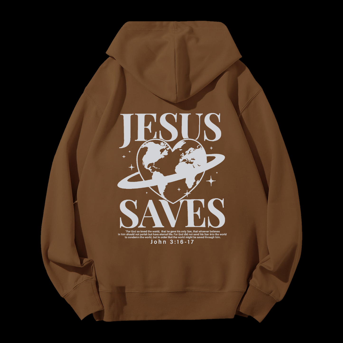 Jesus Saves Drawstring Hoodie