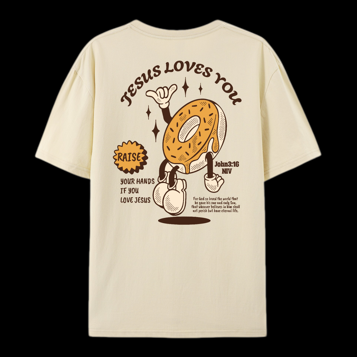 Jesus Loves You Cotton T-Shirt