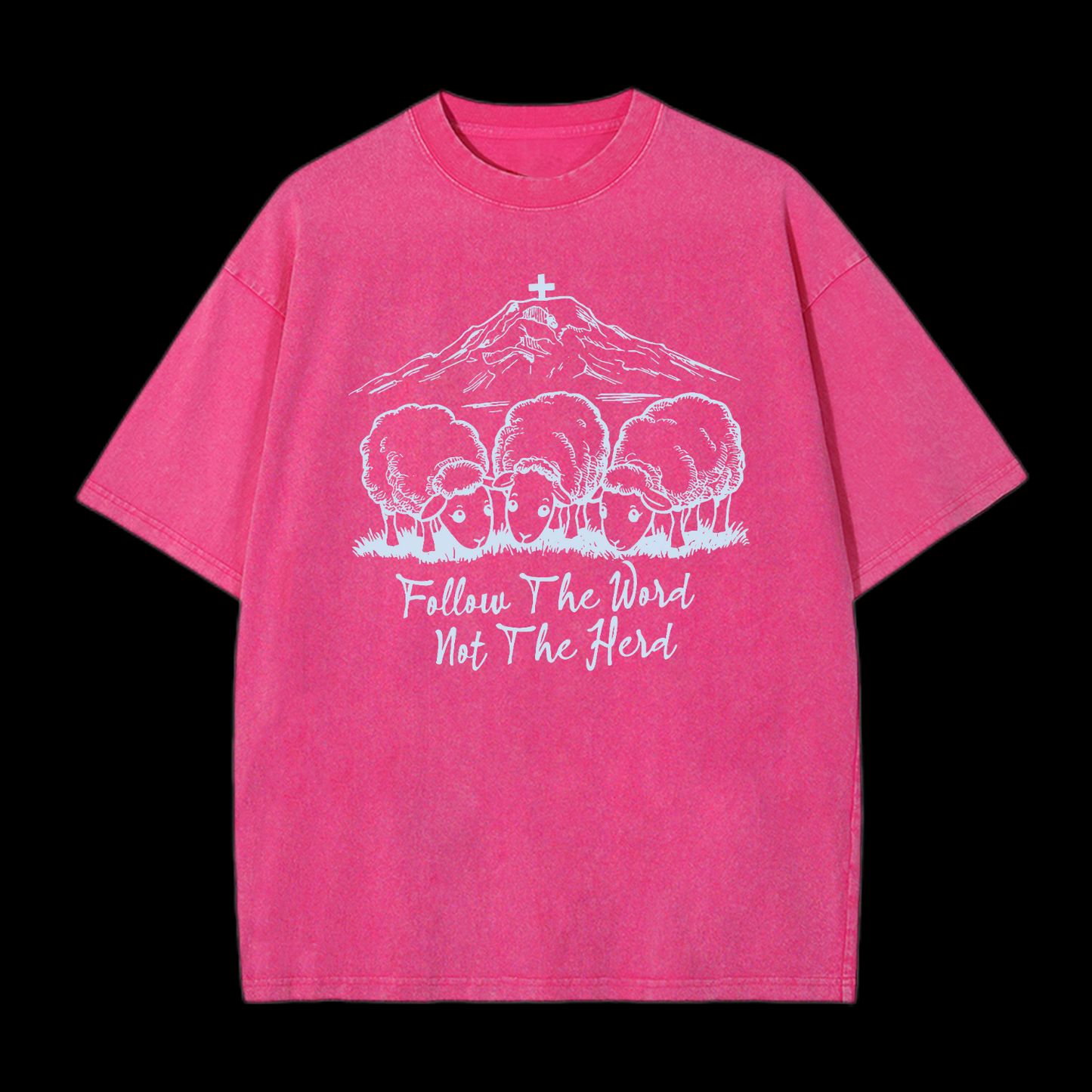 Follow The Word Not The Herd Washed T-Shirt