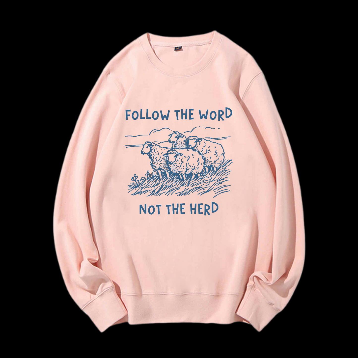 Follow The Word Not The Herd Crewneck Sweatshirt