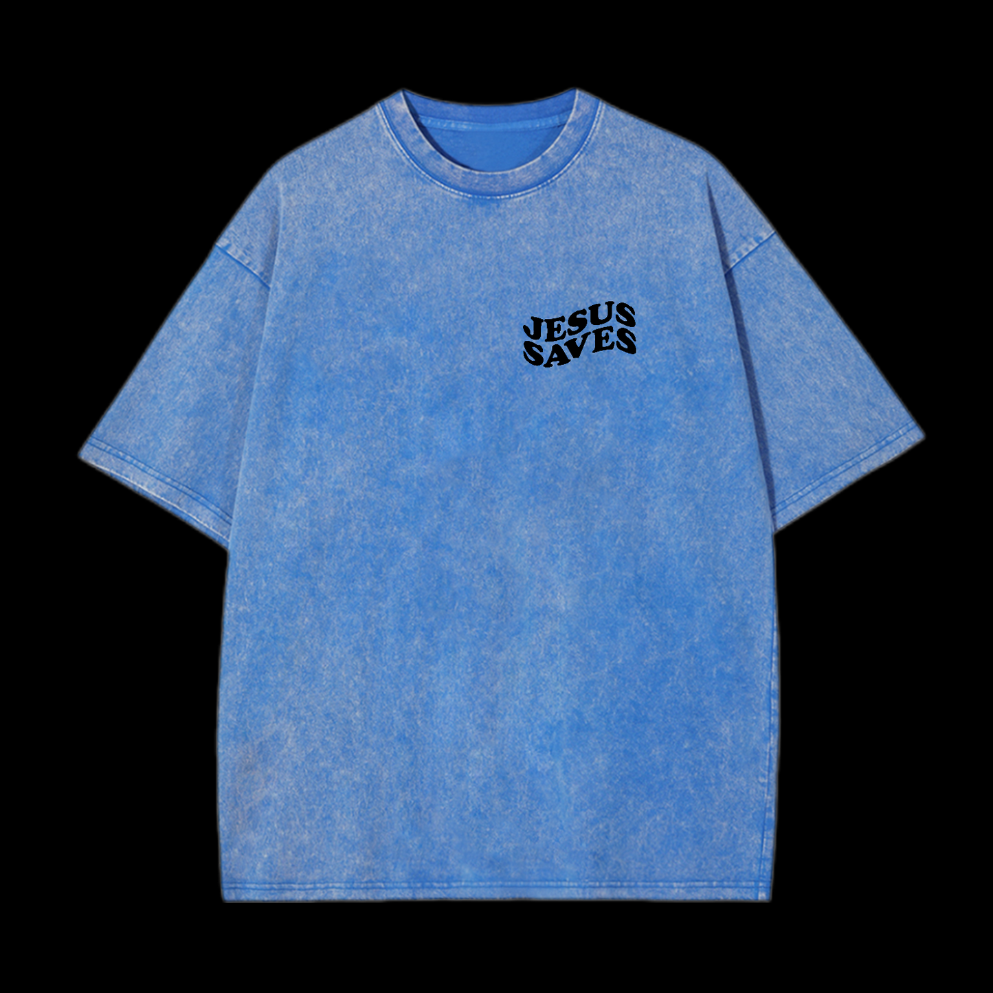 Jesus Saves Washed T-Shirt