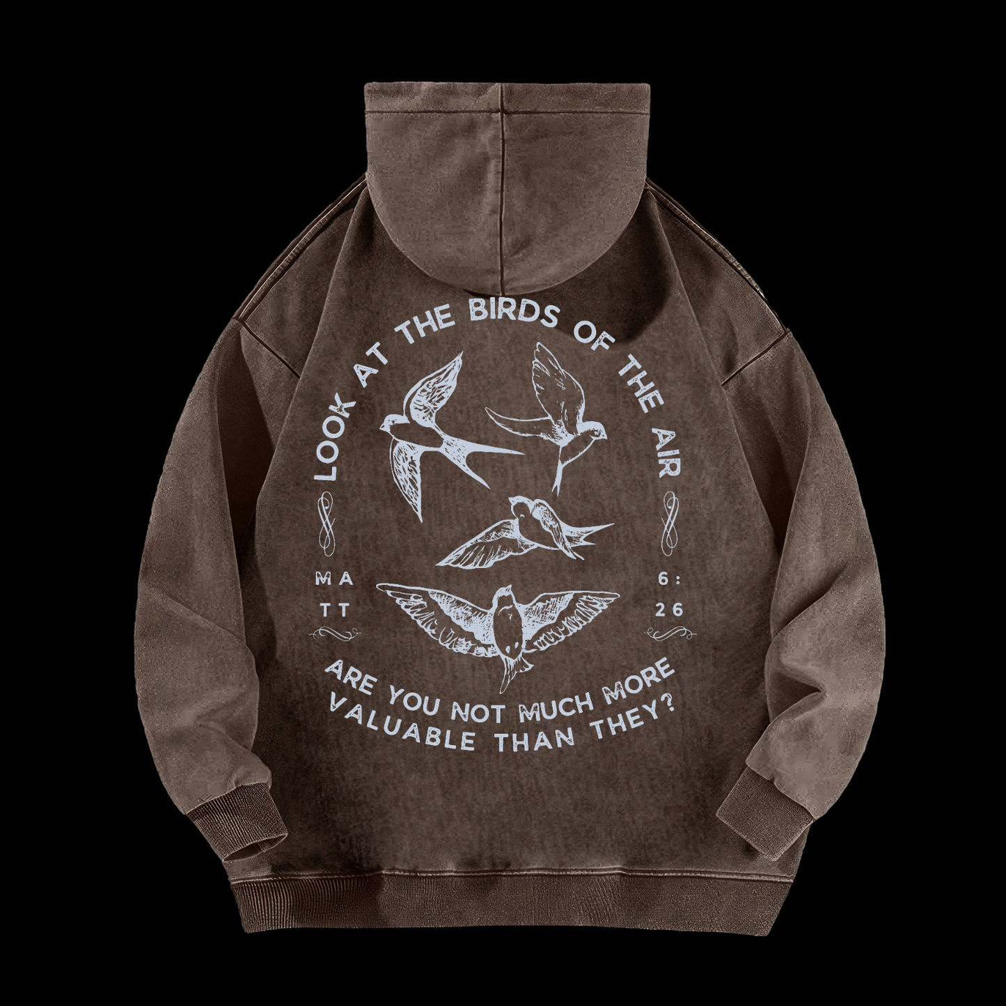 Look At The Birds Of The Air Washed Hoodie