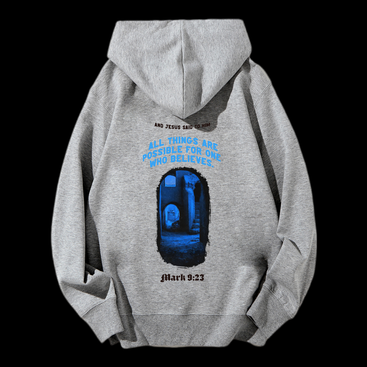 All Things Are Possible Drawstring Hoodie