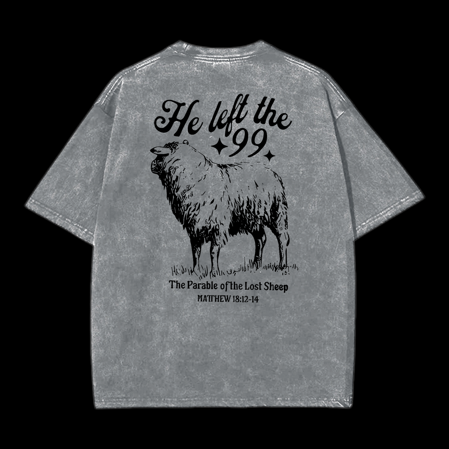 He Left The 99 Washed T-Shirt