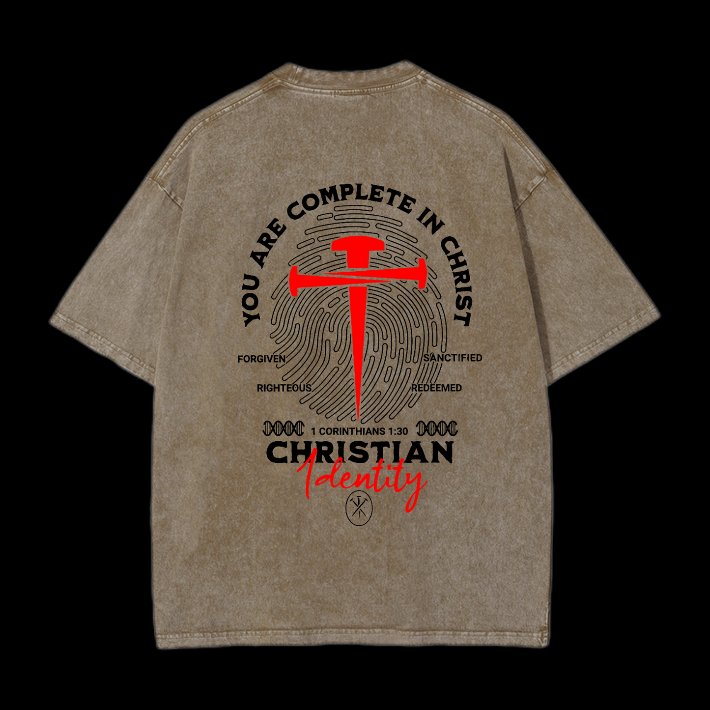 You Are Complete In Christ Washed T-Shirt