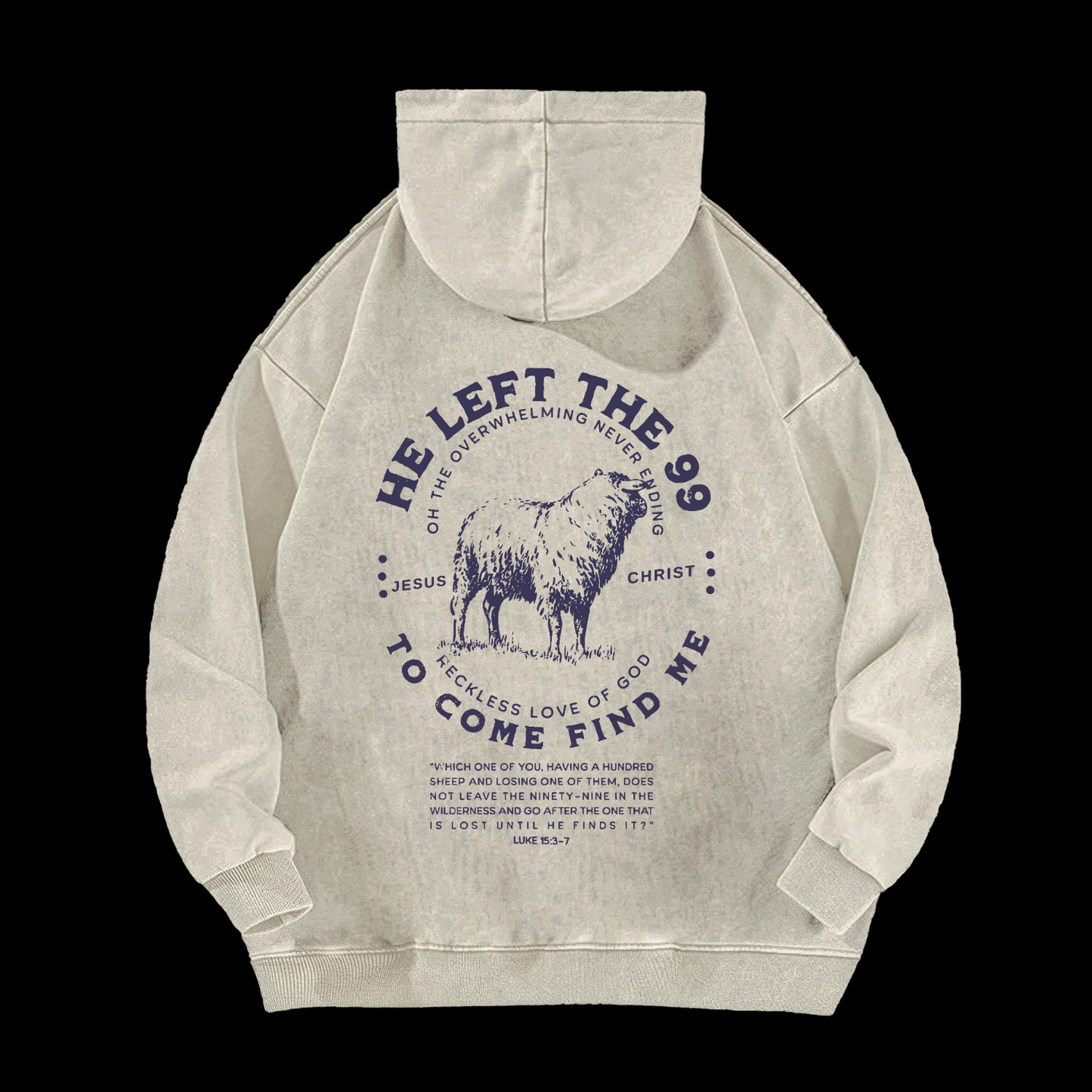 He Left The 99 Washed Hoodie
