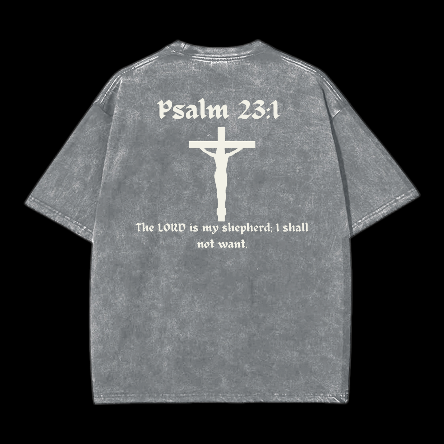 Psalm 23:1 Washed T-Shirt