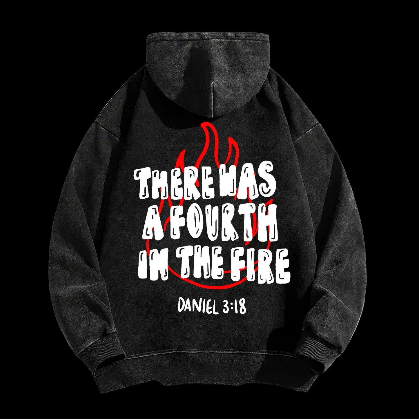 There Was A Fourth In The Fire Washed Hoodie