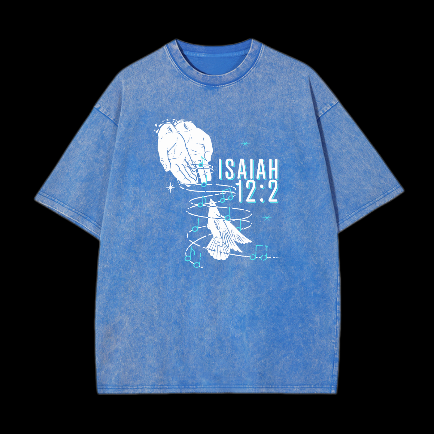 Isaiah 12:2 Washed T-Shirt