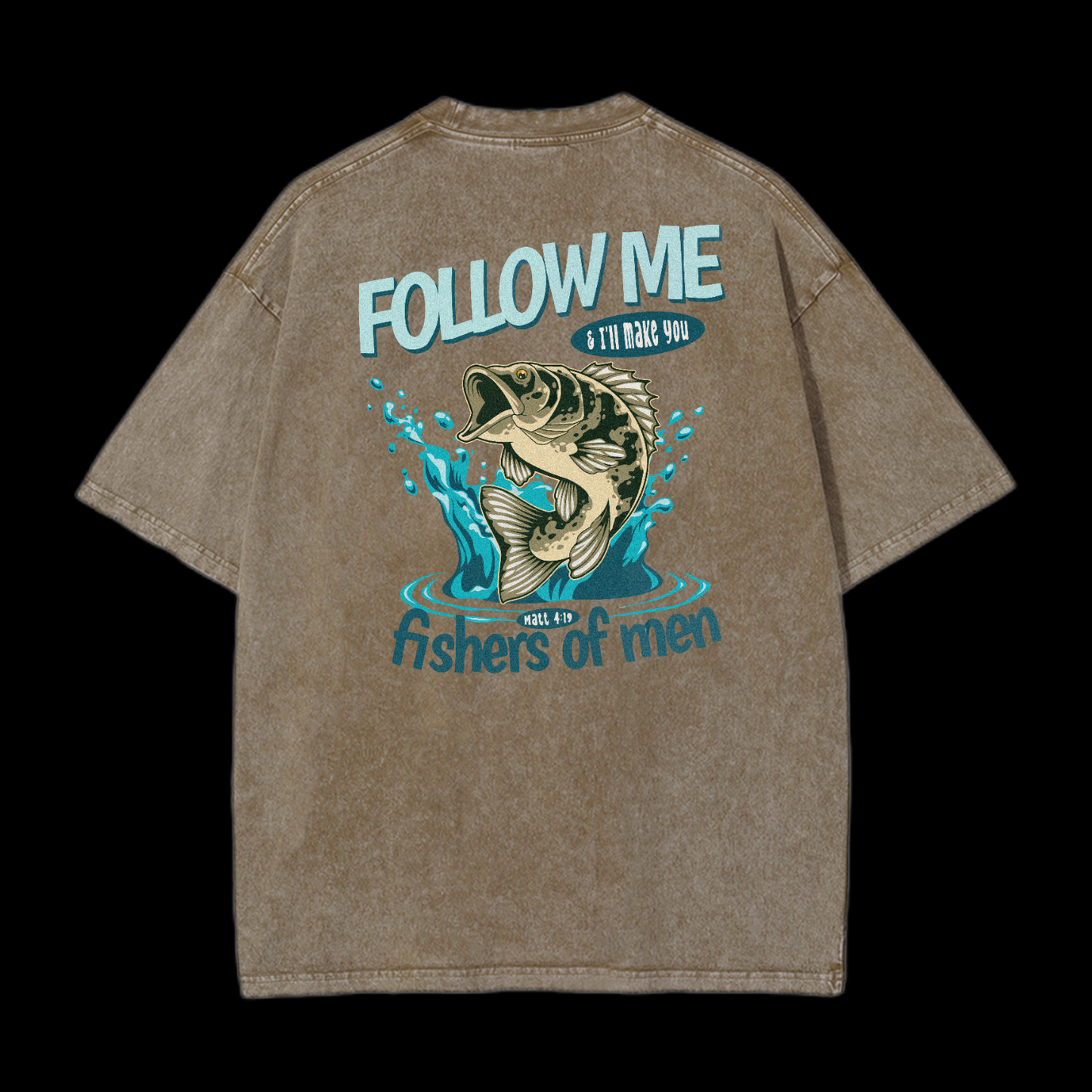 Fishers Of Men Washed T-Shirt