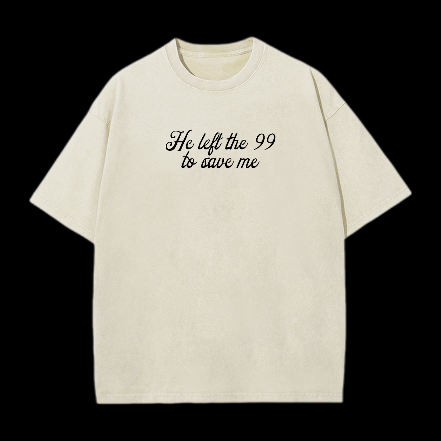 He Left The 99 Washed T-Shirt