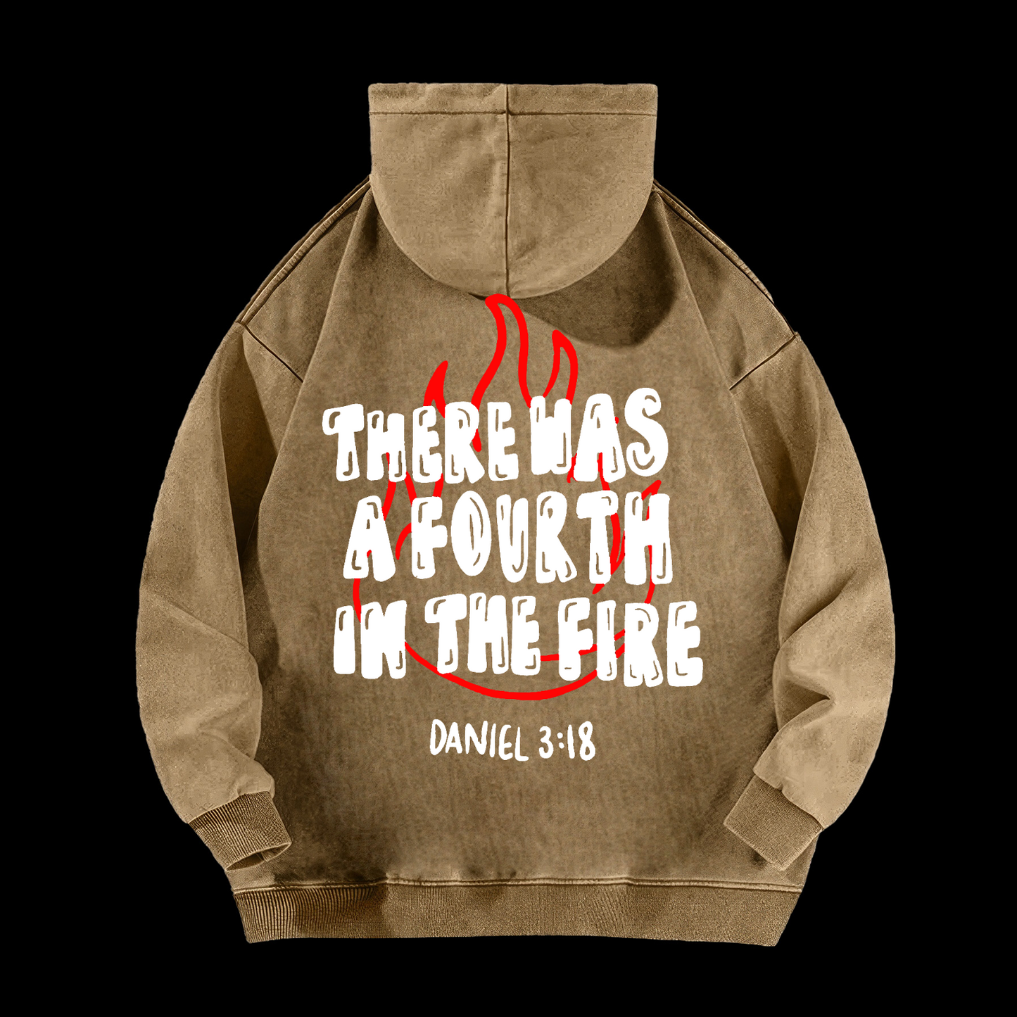 There Was A Fourth In The Fire Washed Hoodie
