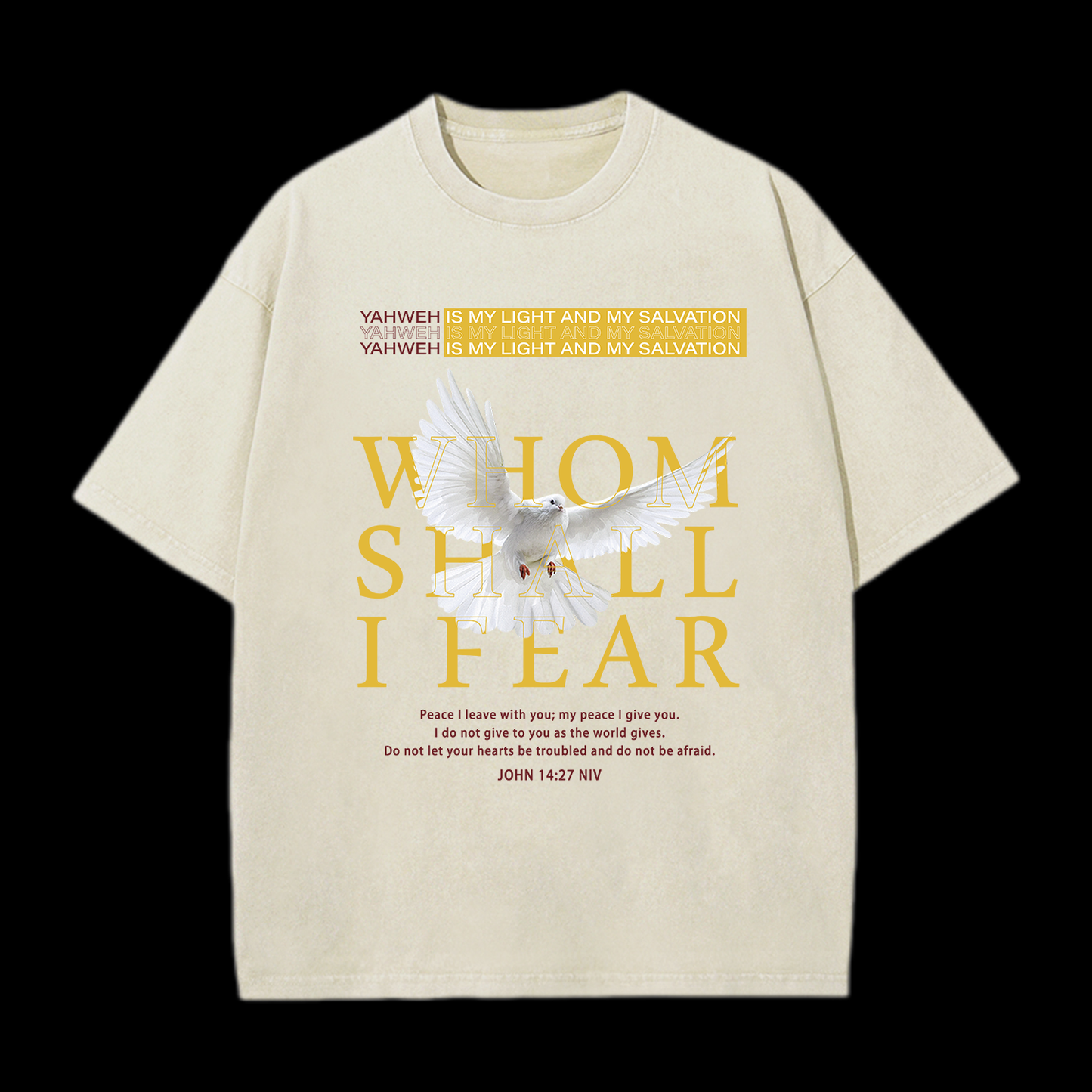 Whom Shall I Fear Washed T-Shirt