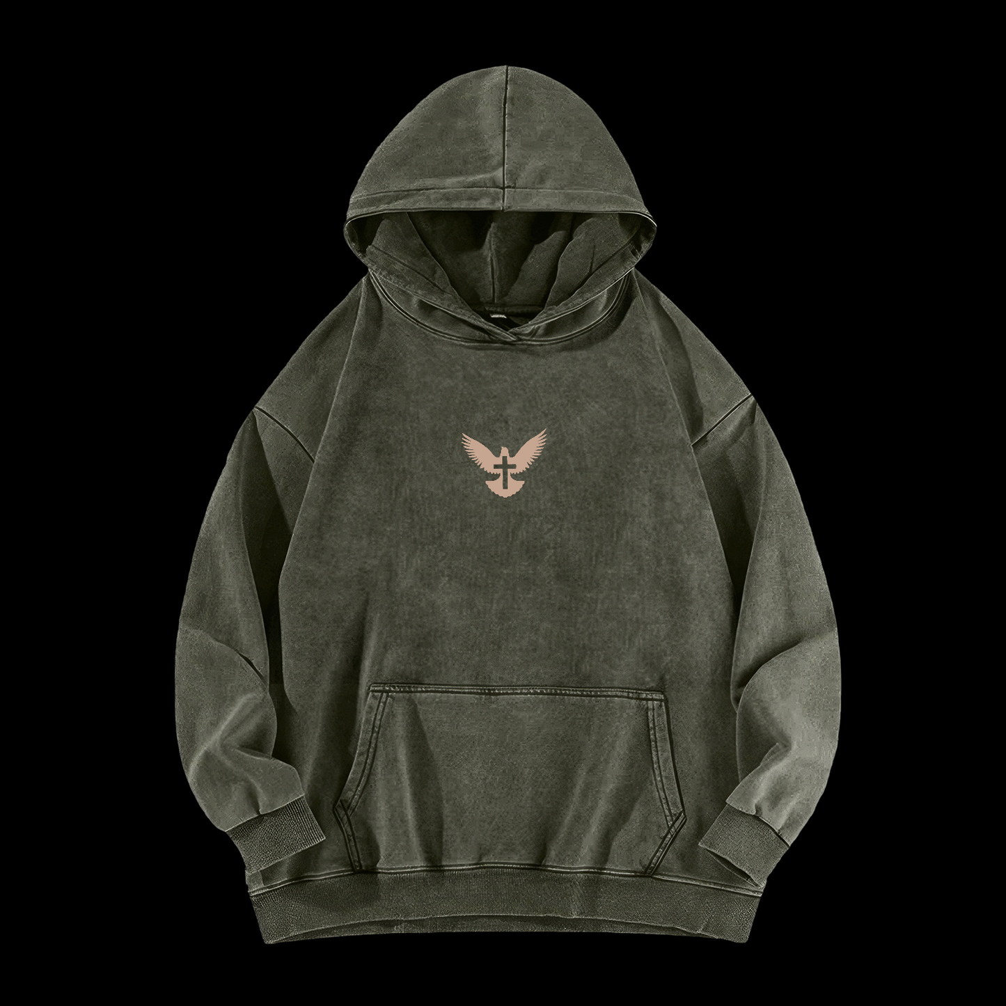 Jesus Is The Way The Truth The Life Washed Hoodie