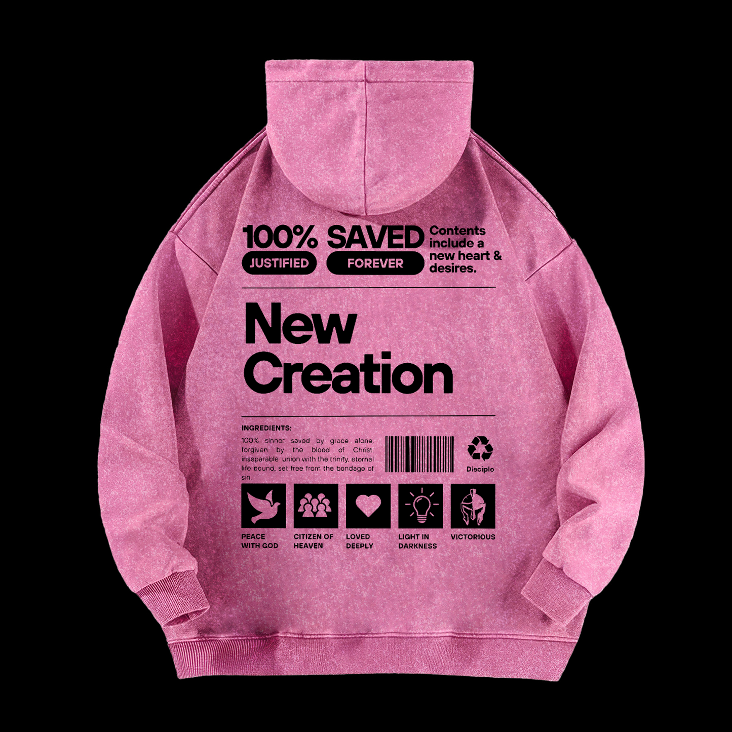 New Creation Washed Hoodie