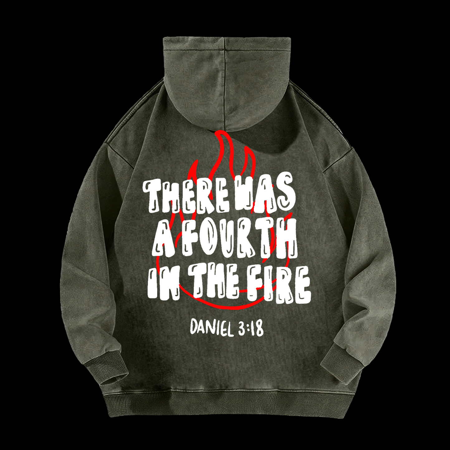 There Was A Fourth In The Fire Washed Hoodie