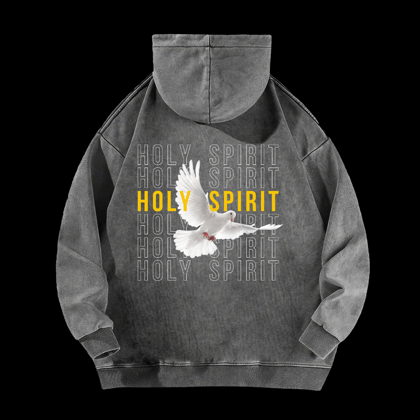 Holy Spirit Dove Washed Hoodie