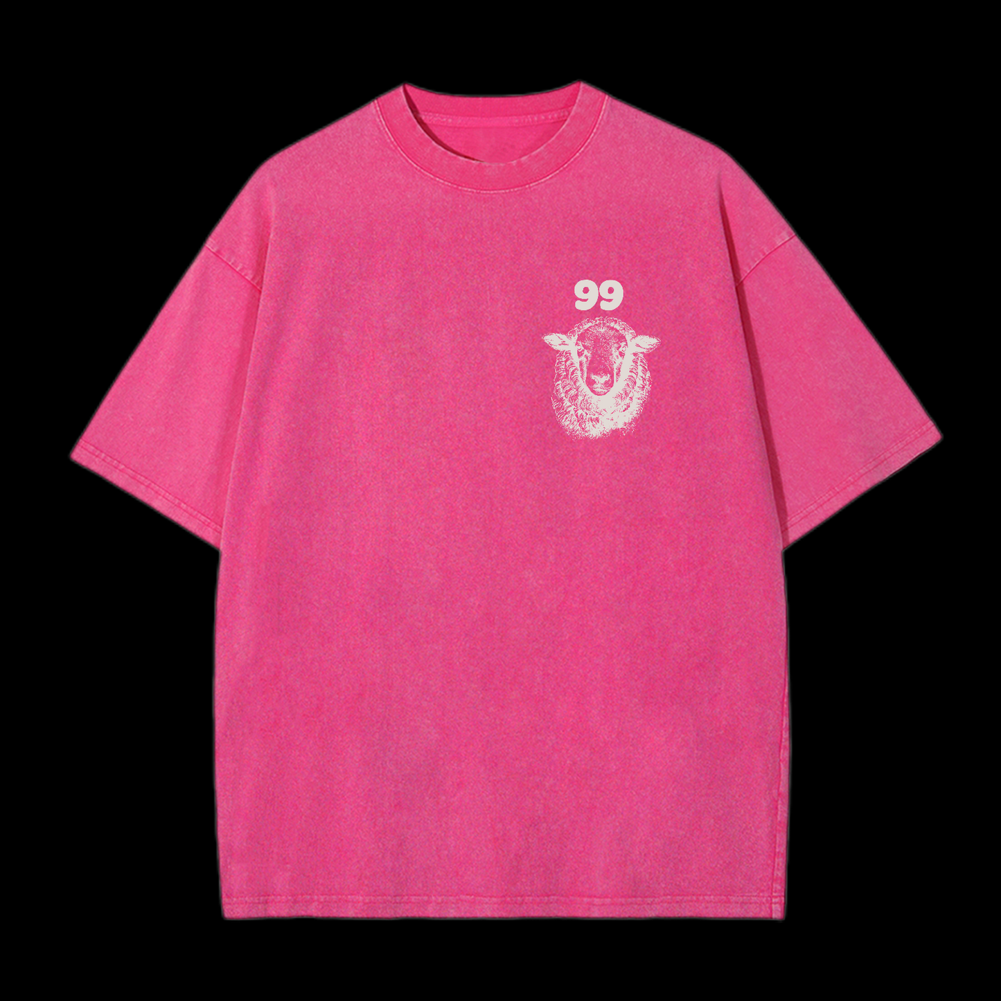 He Left The 99 To Rescue Me Washed T-Shirt