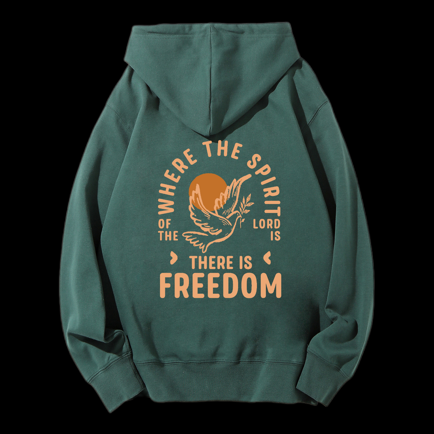 There Is Freedom Drawstring Hoodie