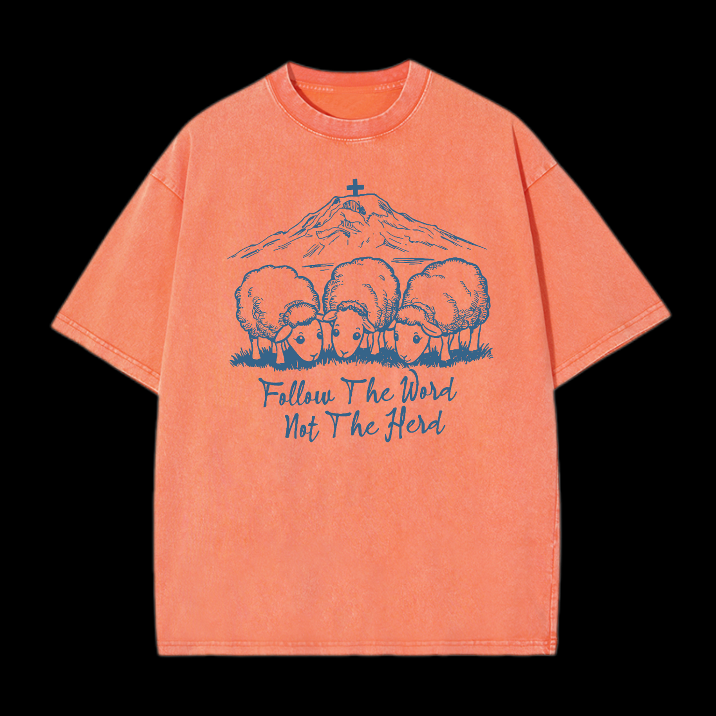 Follow The Word Not The Herd Washed T-Shirt