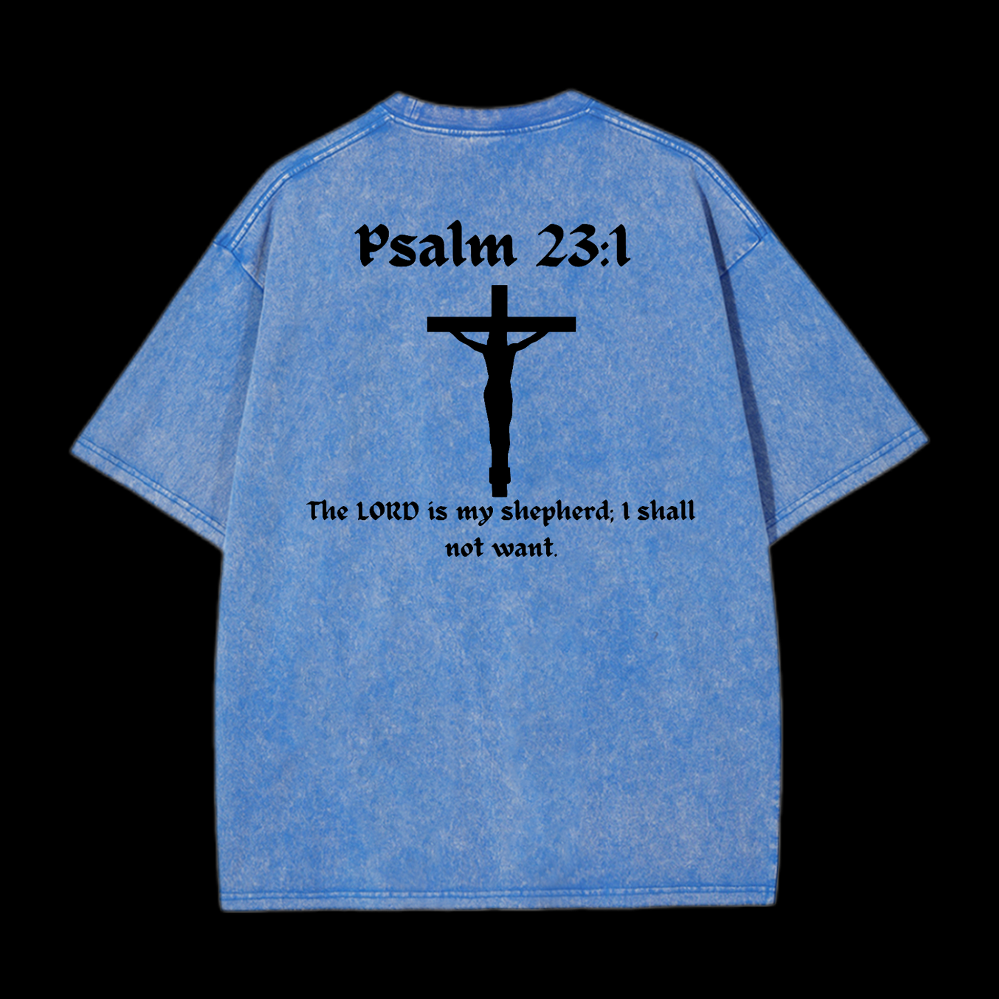 Psalm 23:1 Washed T-Shirt