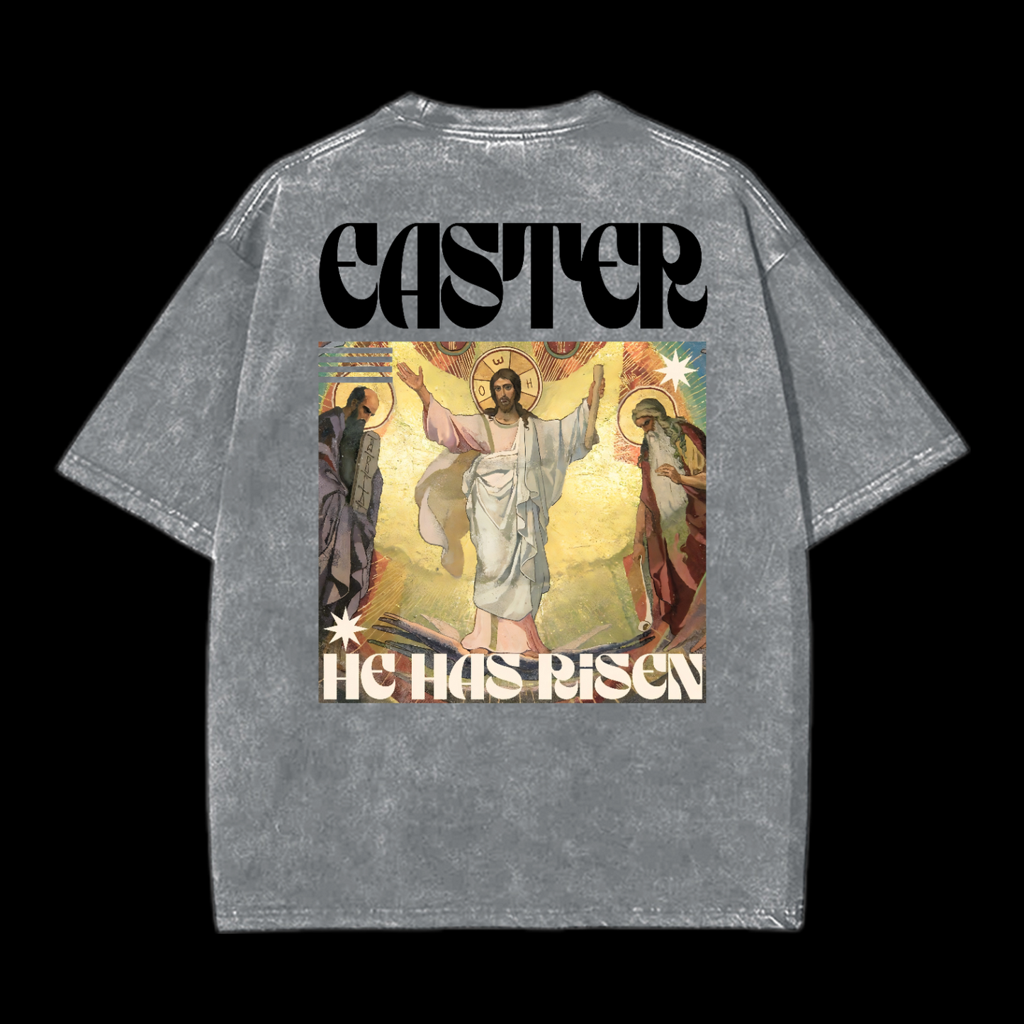 He Has Risen Washed T-Shirt