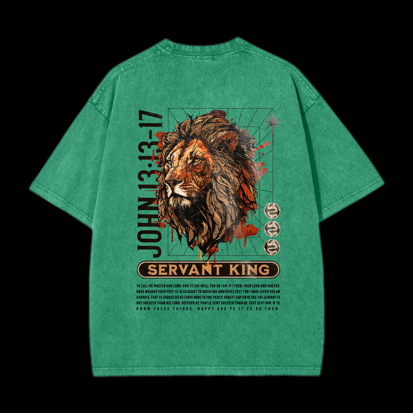 Sarvant King Washed T-Shirt
