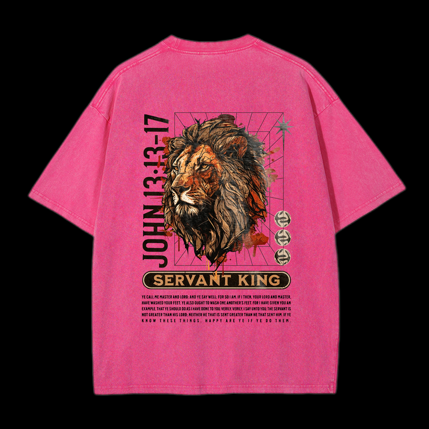 Sarvant King Washed T-Shirt