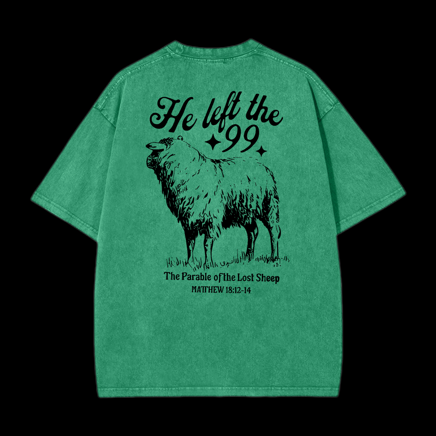 He Left The 99 Washed T-Shirt