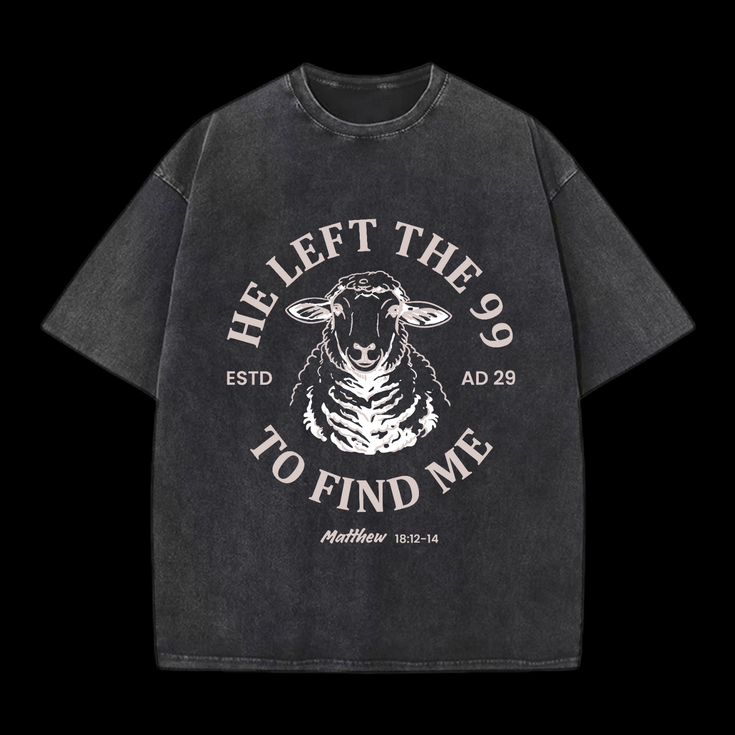 He Left The 99 Washed T-Shirt