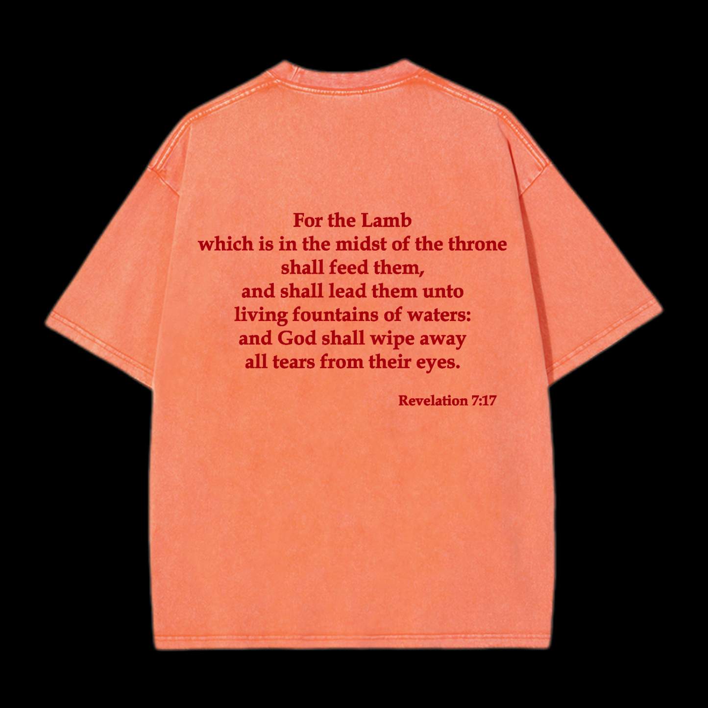 For The Lamb At The Center Washed T-Shirt
