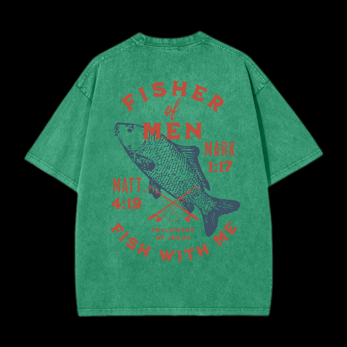 Fisher Of Men Washed T-Shirt