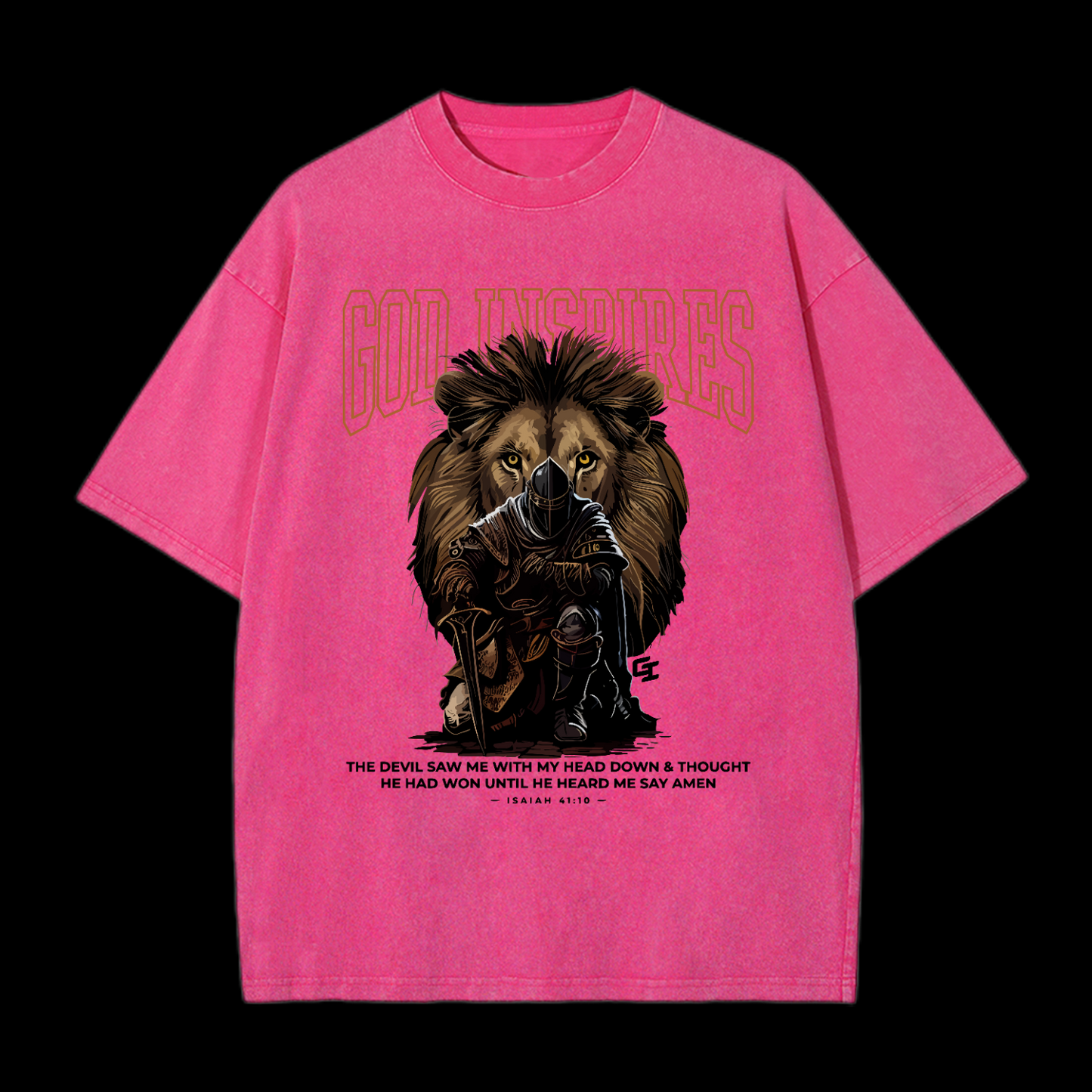 God Inspires Washed T-Shirt