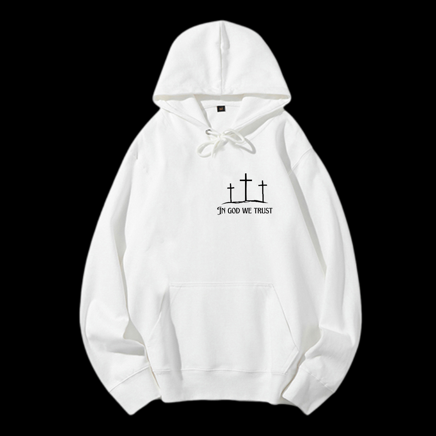 In God We Trust Drawstring Hoodie