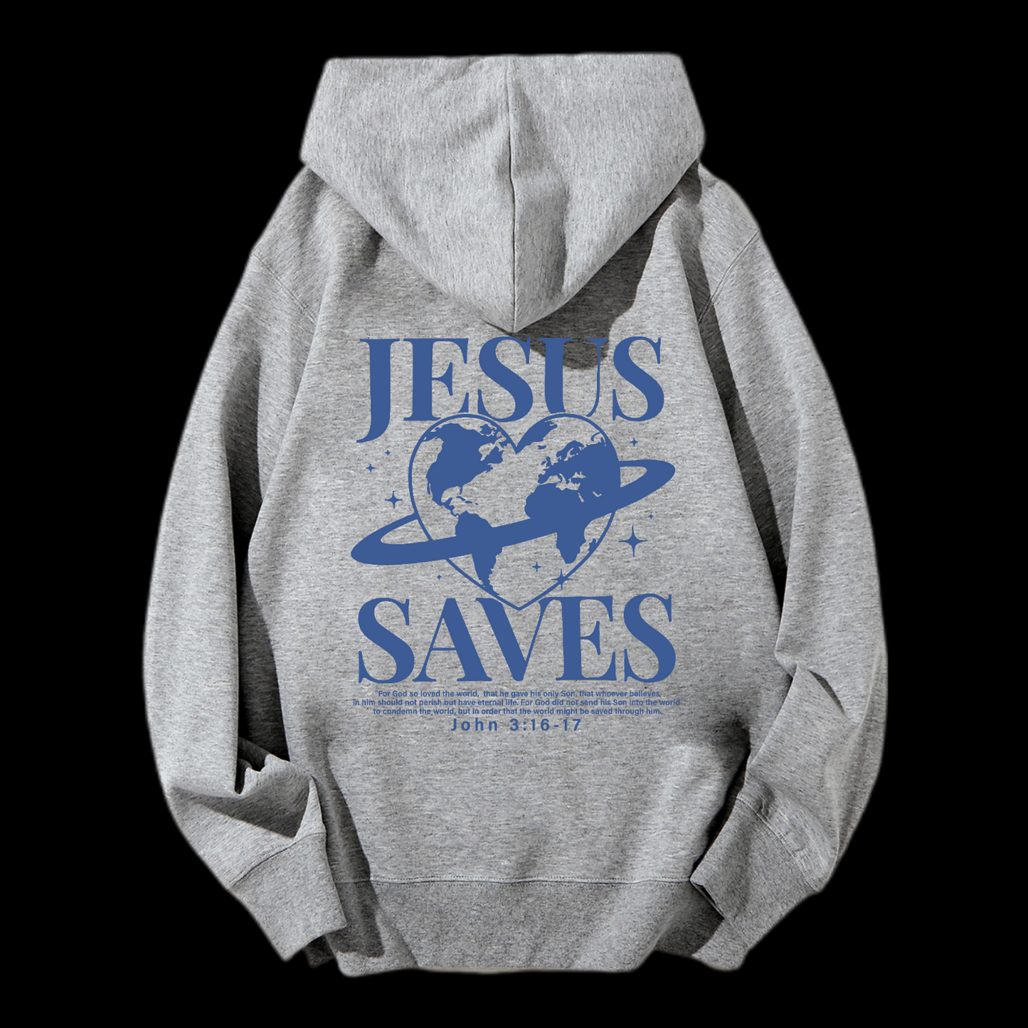 Jesus Saves Drawstring Hoodie