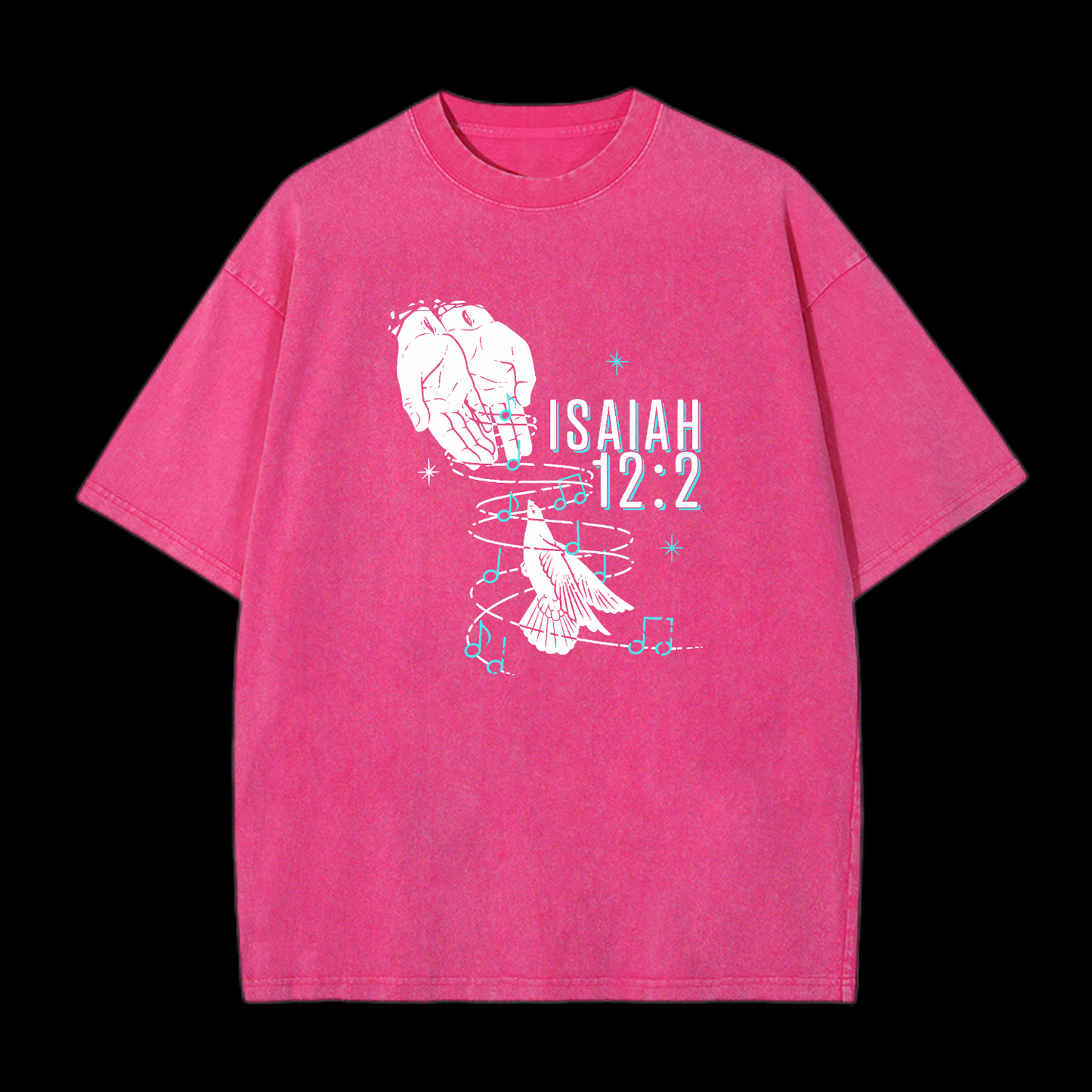 Isaiah 12:2 Washed T-Shirt