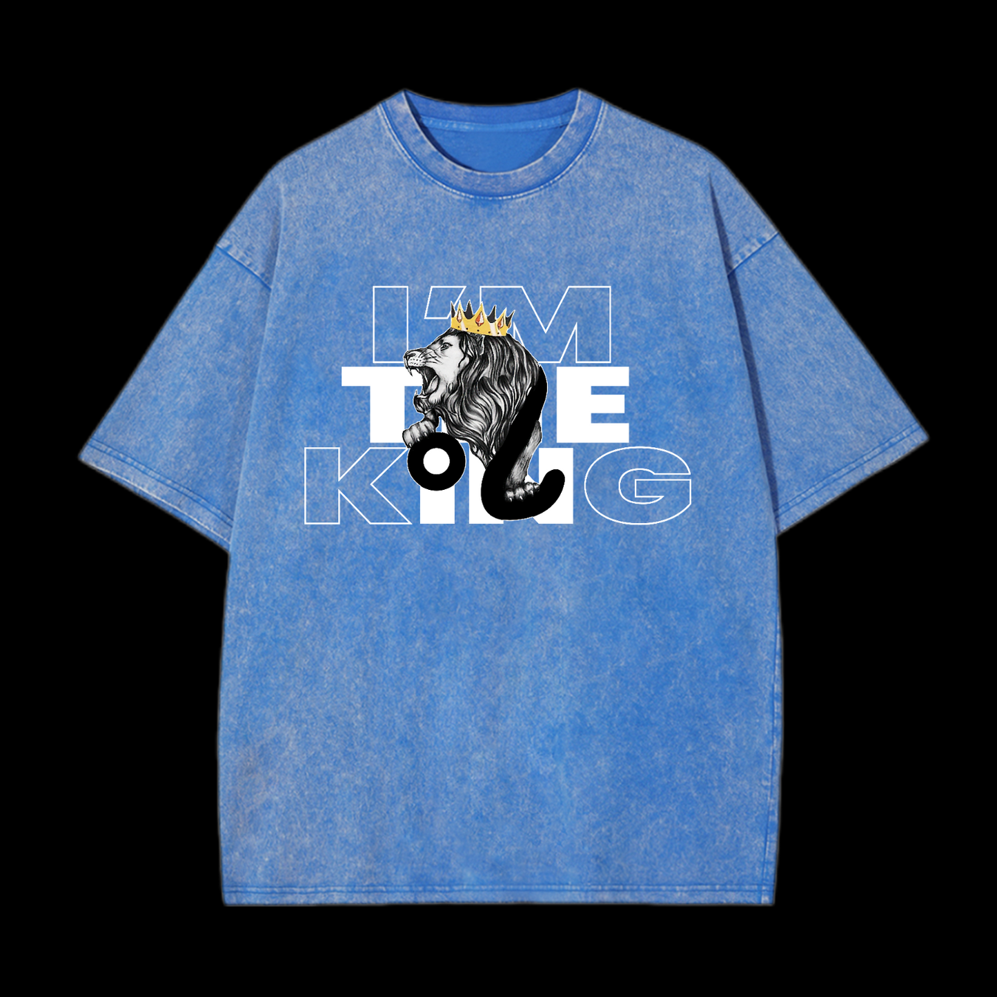 I'm The King Of Lion Washed T-Shirt