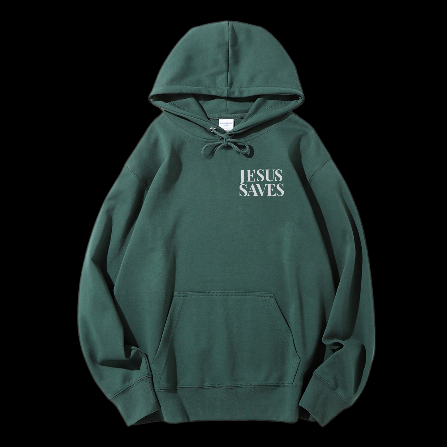 Jesus Saves Drawstring Hoodie