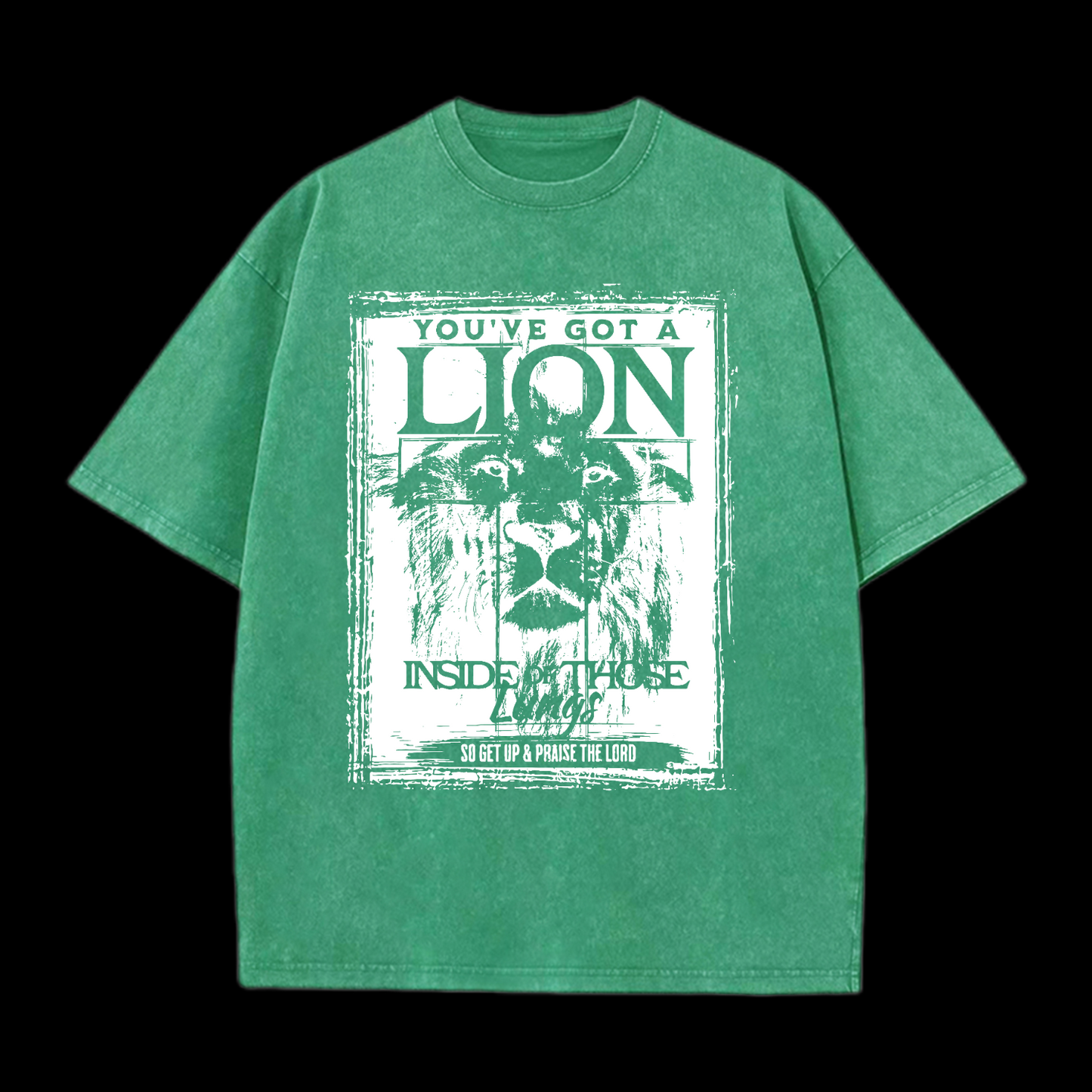 You've Got Lion Inside Of Those Lungs Washed T-Shirt