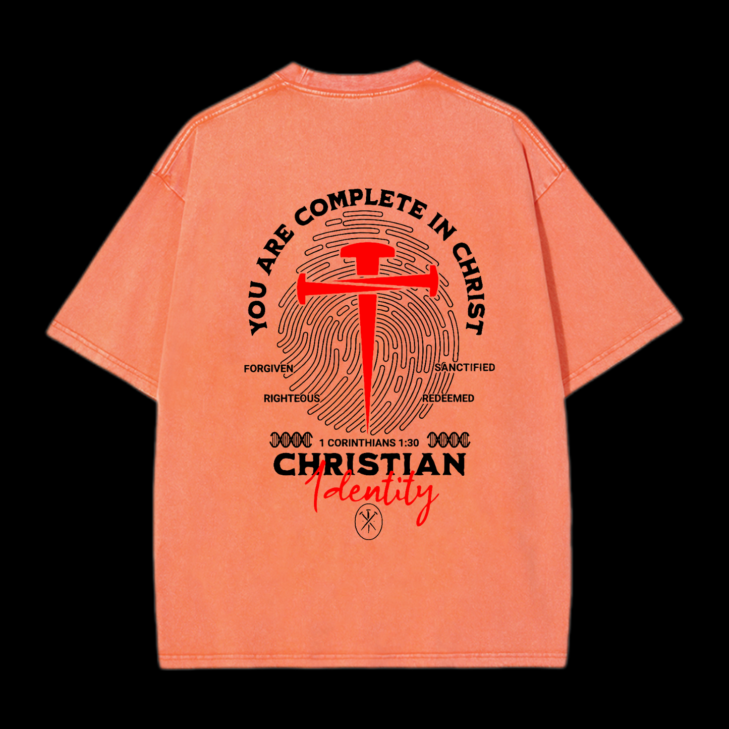You Are Complete In Christ Washed T-Shirt