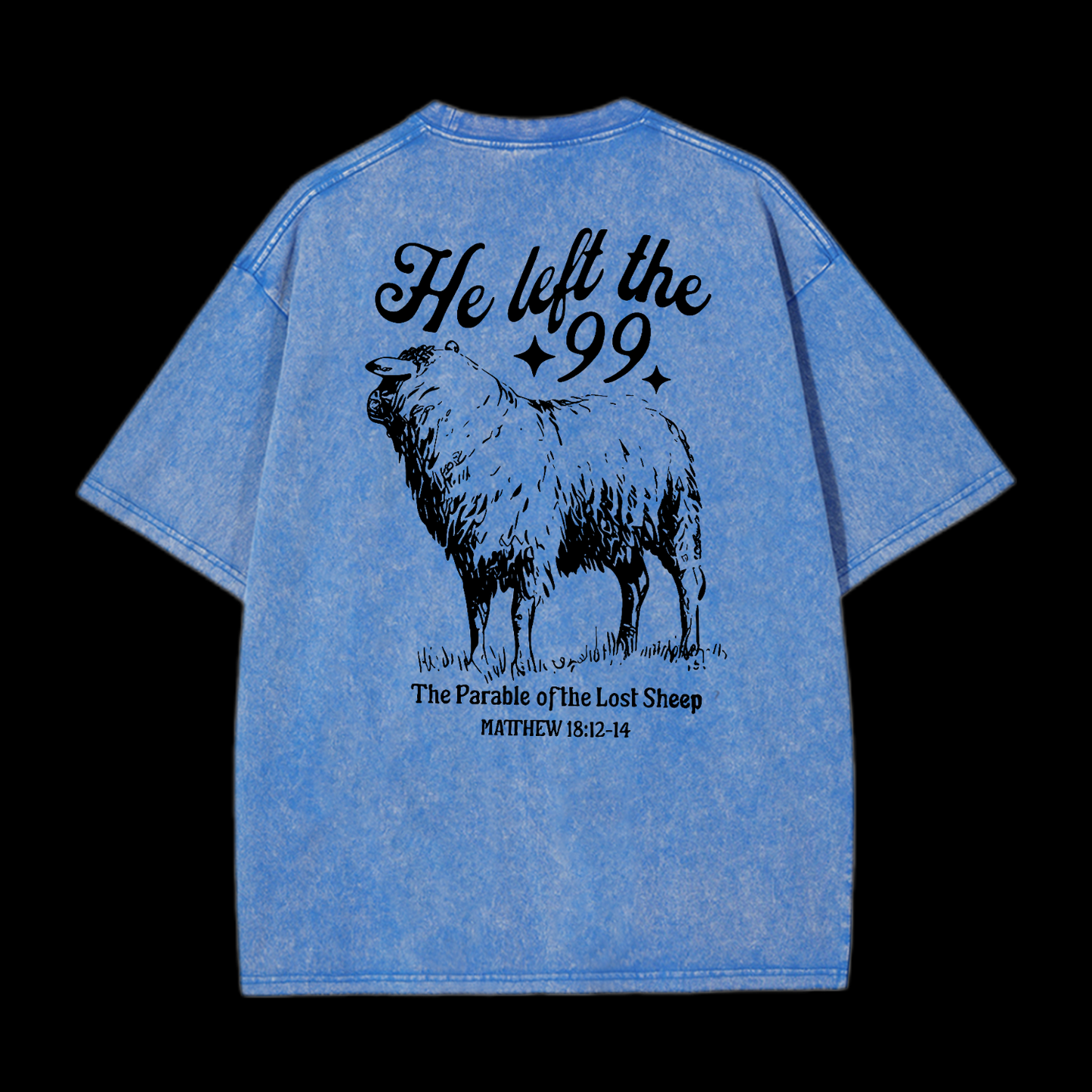 He Left The 99 Washed T-Shirt
