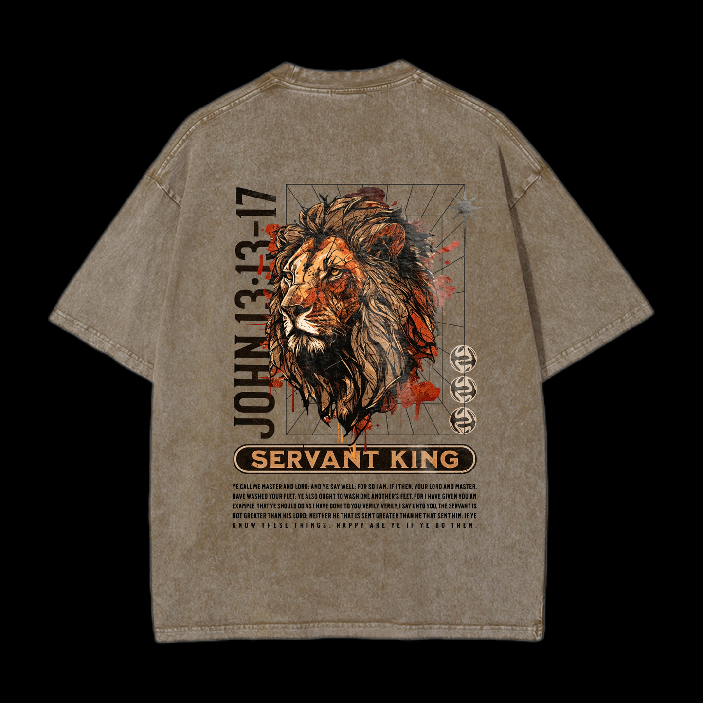 Sarvant King Washed T-Shirt