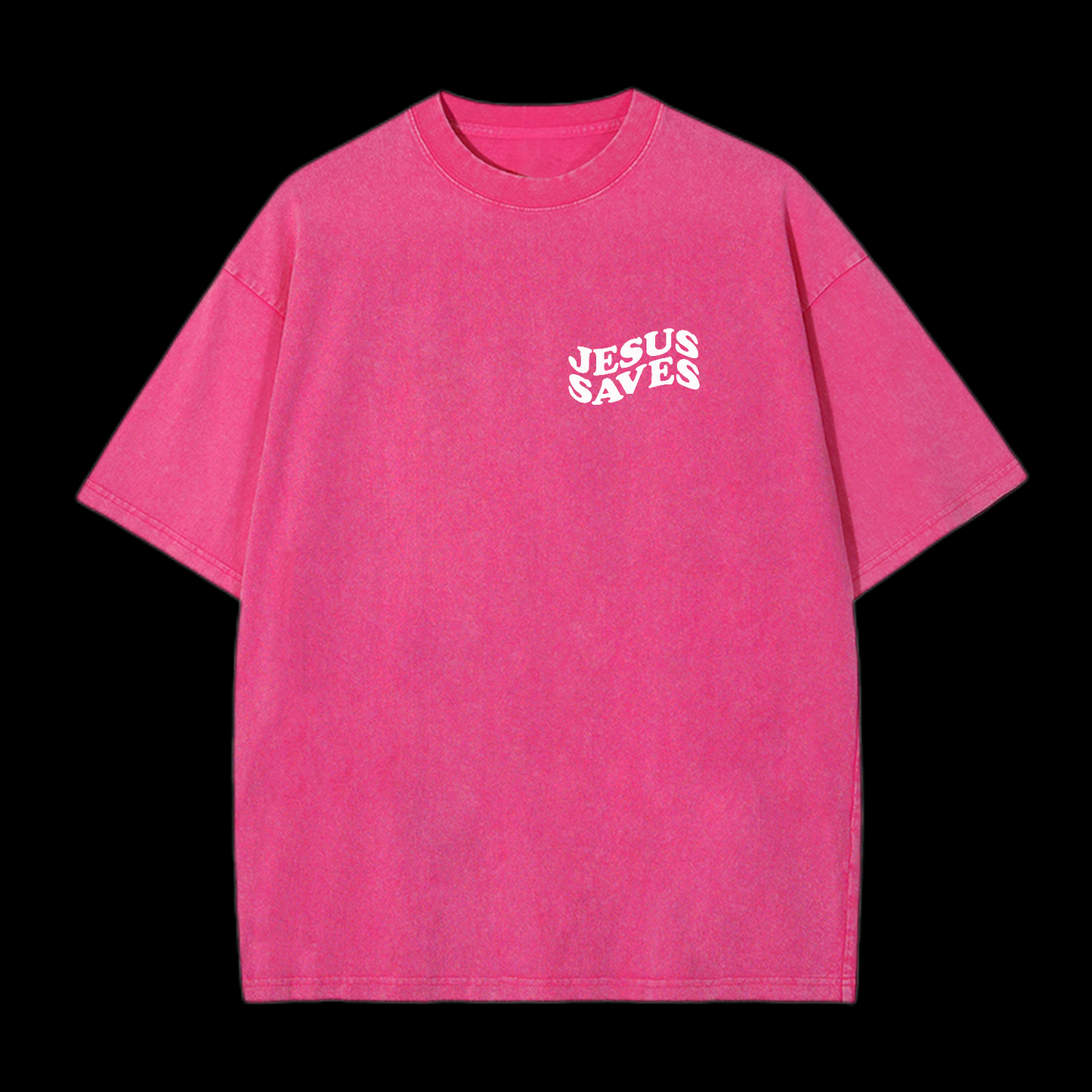 Jesus Saves Washed T-Shirt