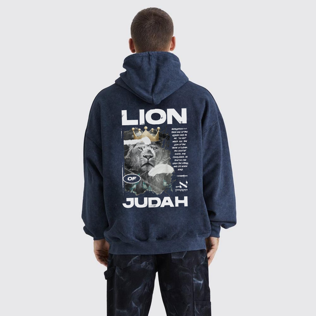 Lion Of Judan Washed Hoodie