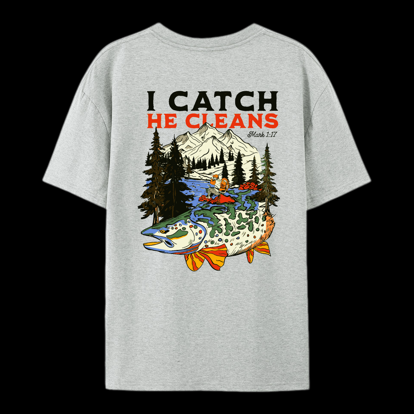 God Made Me A Fisher Of Men Cotton T-Shirt