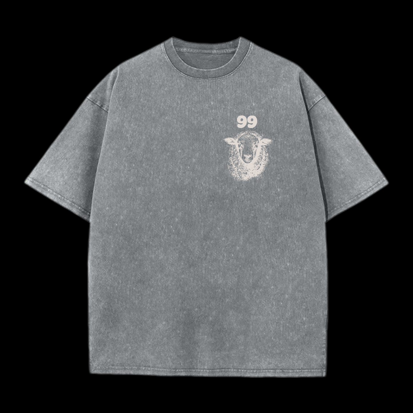He Left The 99 To Rescue Me Washed T-Shirt
